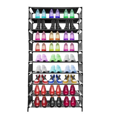 Home Fabric Shoe Rack Up To 36 Pairs 160x90x27cm, 9 Shelves