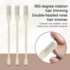 3Pcs Nose Hair Trimmer for Men Women Dual-Purpose Manual Nose Ear Hair Cutter 360-degrees Rotating Travel Grooming Tool