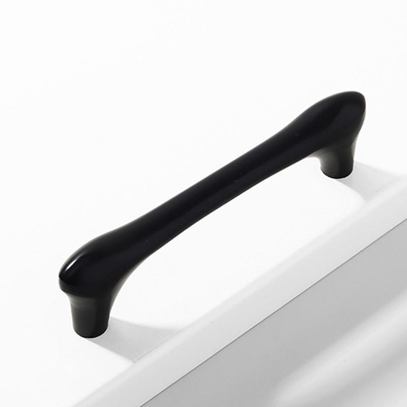 1pc Copper Zinc Alloy Cabinet Door Drawer Handle Black Gold Gray Hand In Hand Cabinet Drawer Handle