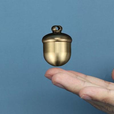 Moisture-proof Brass Acorn Medicine Bottle Waterproof Granule Storage Box Capsules Organizer Travel Pill Case Medicine Pill Box