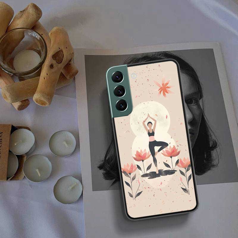 Hot Sell Yoga Namaste Phone Case For Samsung A15 A25 A35 A55 Galaxy A70S A50S A30S A30 A40 A71 A51 A41 A31 A21 A11 A01 A20S A10S