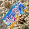 Anime Kawaii L-Lucky Star Cute Towel Soft Lightweight Anti-Sand Large Beach Towel Quick-Drying Bath Sports Family