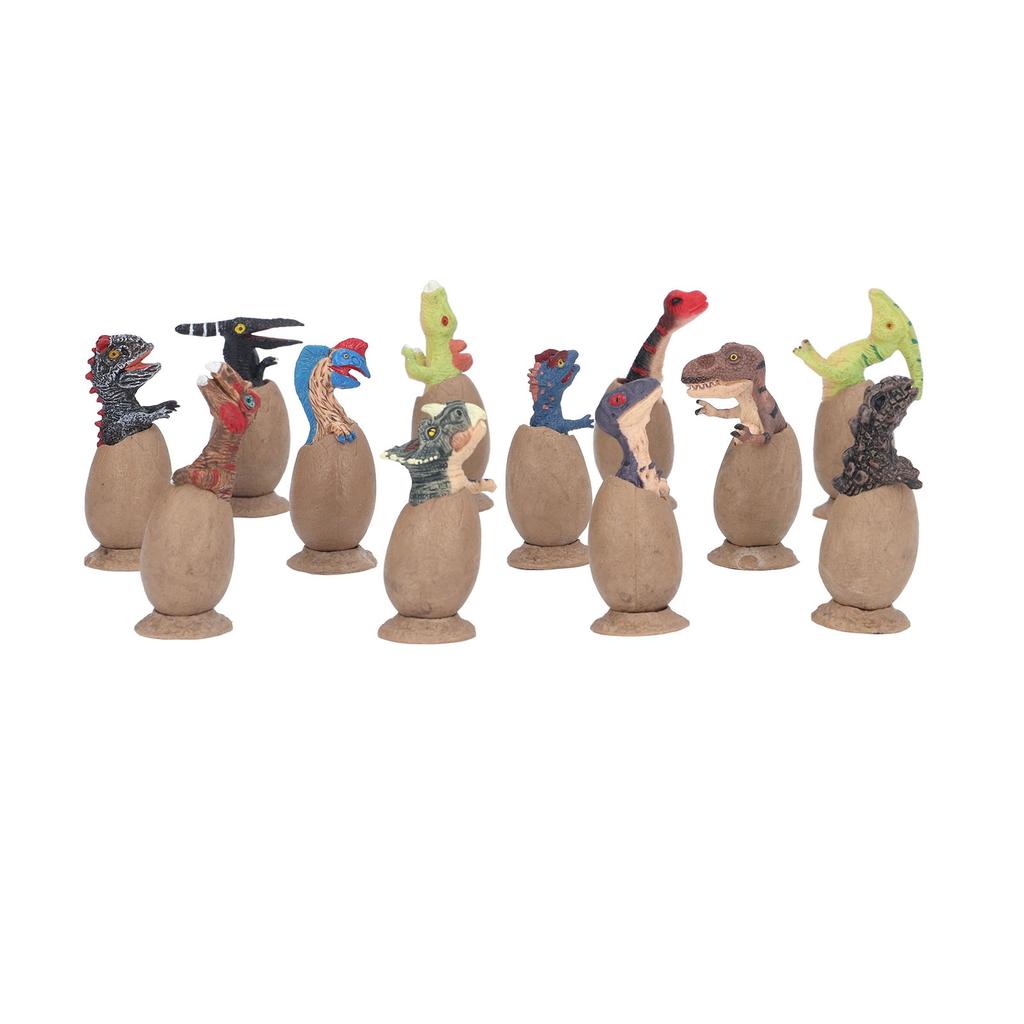 Dinosaur Egg Toys 12 Kinds Lifelike Simulation Design Educational Hatching Dinosaur Toy Model for