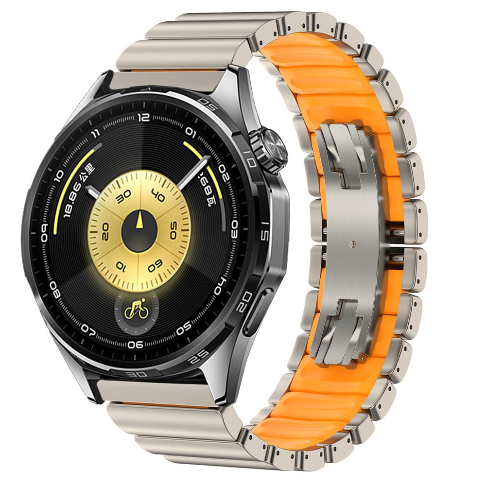 22mm Titanium Watchband for HUAWEI Watch GT6 Pro GT5 GT4 46mm Ultimate Luxury Metal Strap for Amazfit Balance GTR Oneplus 3 2 2R