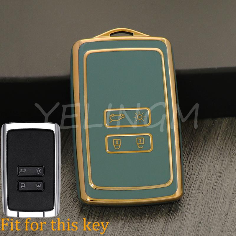 4 Button Car Key Case Cover For Renault Koleos Kadjar Scenic Megane Sandero Espace Clio Captur Kangoo Laguna Talisman Twingo