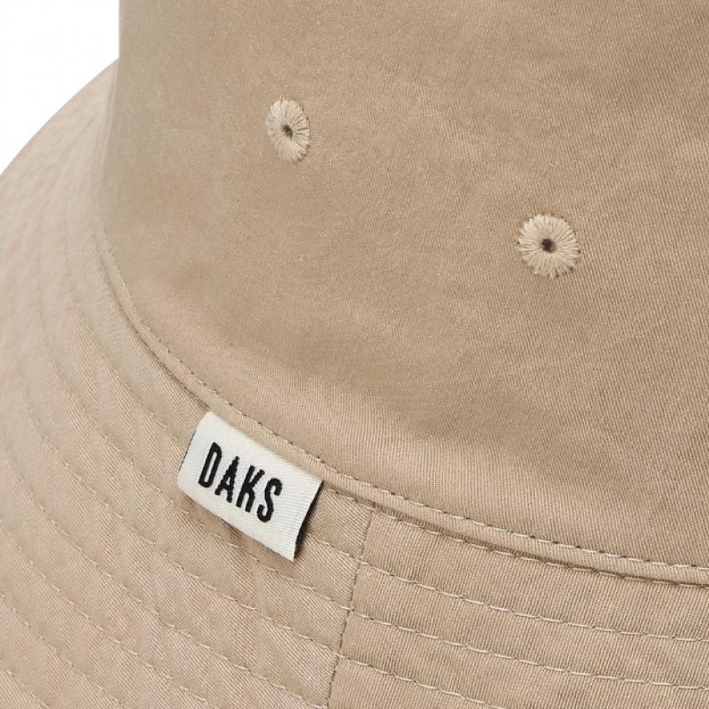 DakS Women S reverSible Bucket Hat Beige Check Embroidery Dbhe4e119i2