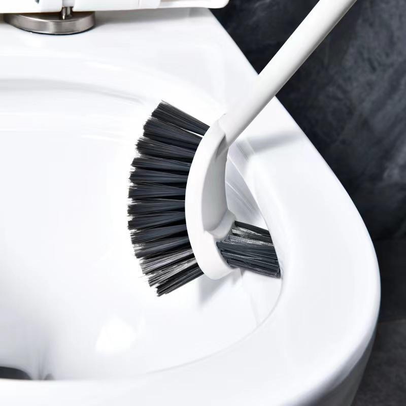 Toilet Brush Long Handle No Dead Ends Household Bathroom Free Shipping Wall Hanging Wall Type Soft Bristle Brush Toilet Brush Artifact