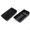 Black Center Console Organizer Container Replaces Interior Accessories Waterproof Armrest Storage