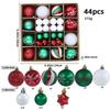 44/12/9/6PCS Christmas Ball Decorative Supplies Exquisite Painted Christmas Tree Pendant Ornament 2026 Home New Year Party Decor
