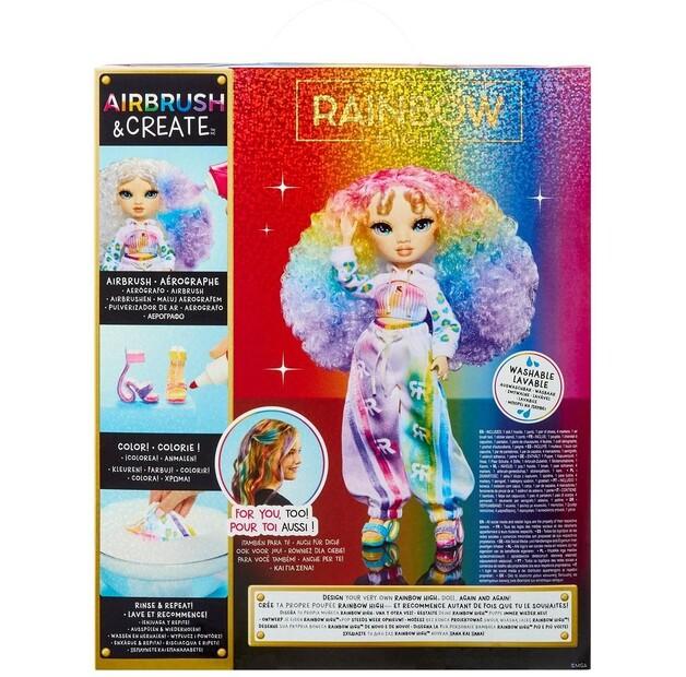 Poupée MGA Rainbow High Air Brush&Create Fashion Yeux Verts