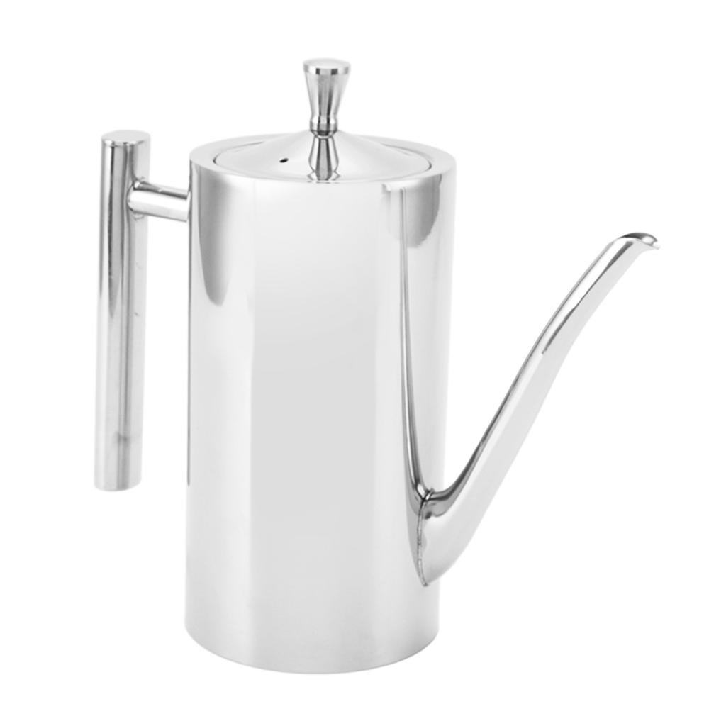 304 Stainless Steel Oil Container Oil Dispenser Bottle Leakproof Vinegar Condiment Bottle with Lid