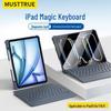 MUSTTRUE 2025 Upgraded Magnetic Detachable iPad Keyboard Case