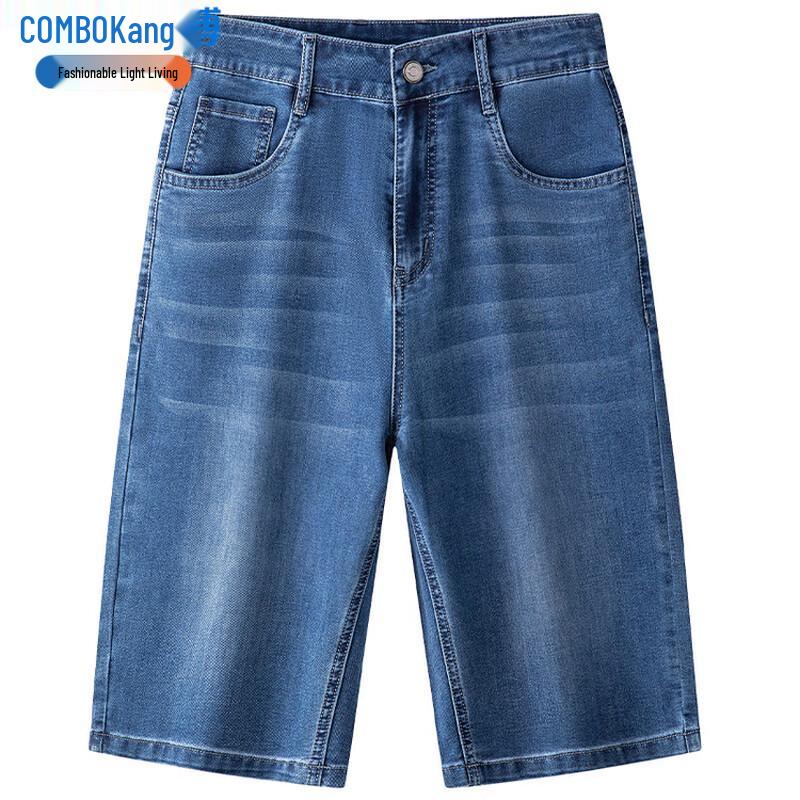 Men's Relaxed Fit Breathable Denim Shorts