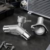 Cooling System Outlet Housing Service Part, Aluminum Port Body with Flange Mount for Engine Repair, Maintenance, and Layout Check Use 1650221080