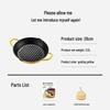 Buydeem 26cm Cast Iron Frying Pan