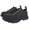 Alexander Mcqueen Baskets 'Tout Noir' à Semelle Crantée en Toile 705662WHZ621081