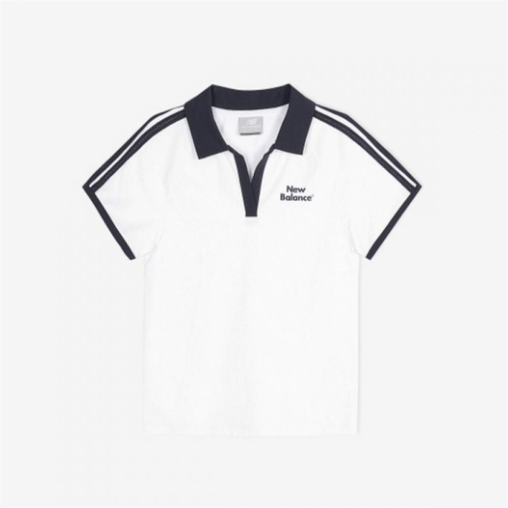 

NeW Balance W Collar Color Blocked Track T shirT B1 nbnef2W122 1.NBNEF2W122 10/85