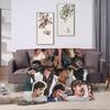 Rapper Shawn Mendes Plush Blanket Kids Adult Flannel Throw Blanket For Couch Bed Super Soft Quality Bedspread Gift