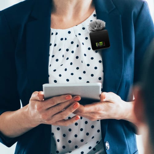 Geekria Fur Mic Windscreen for Creators, Compatible with Rode Wireless GO Gen 3 III, GO 2, PRO, and ME, Dead Cat Microphone Wind Muff, Microphone Wind