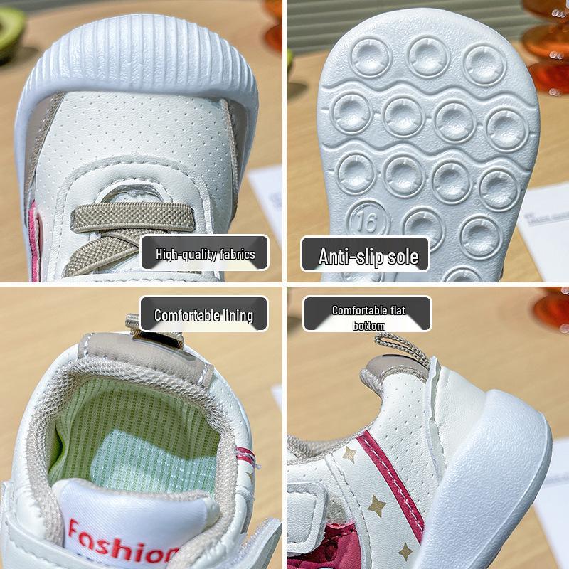 Soft Sole Non-slip Cartoon Baby Toddler Shoes for Girls - Spring/Autumn