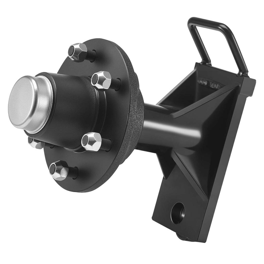 Shipping Container Wheels 6-Lug Wheels Kit, Heavy Duty Shipping Container Axle with Ratchet Tie Down-Moves 6 m-12 m, Secure Transport for Dock,