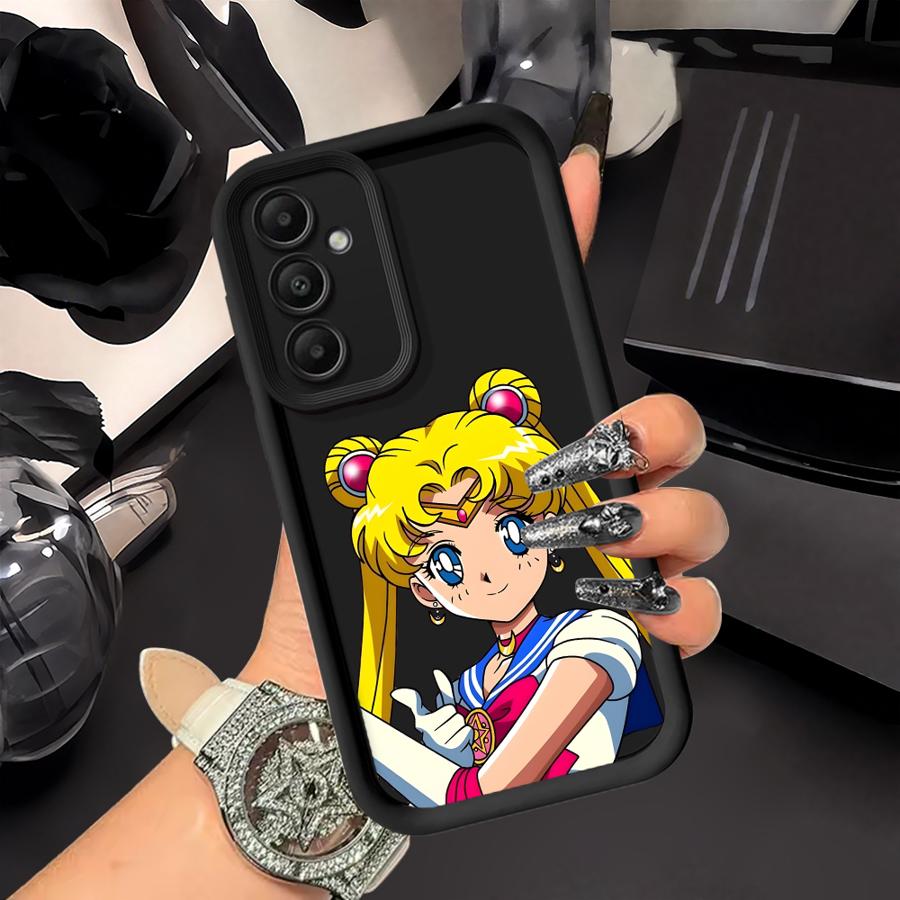 Phone Cover Case for Samsung Galaxy A56 A25 A26 A36 A24 A35 A52 A73 A22 A54 A55 A32 A21s Anime Sailor Moon