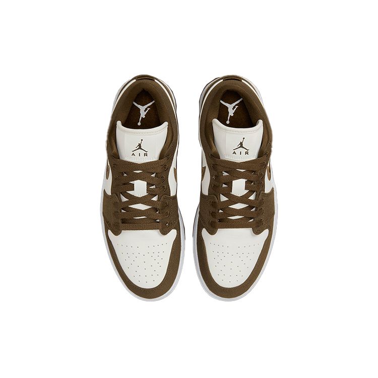 Air Jordan 1 Low SE Light Olive Women Sneakers Green White Sail DV0426-301