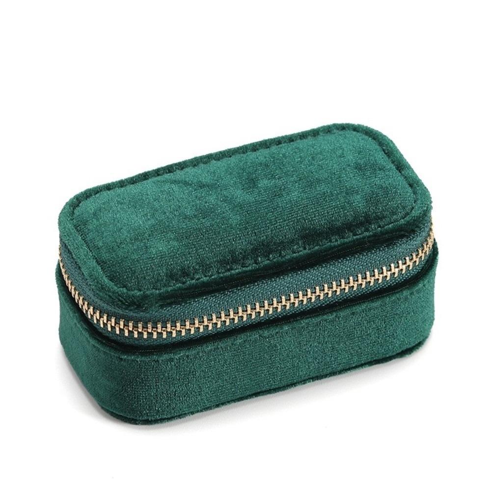 New Portable Small Jewelry Organizer Travel Display Ring Earring Earring Holder Simple Mini Gift Case Boxes