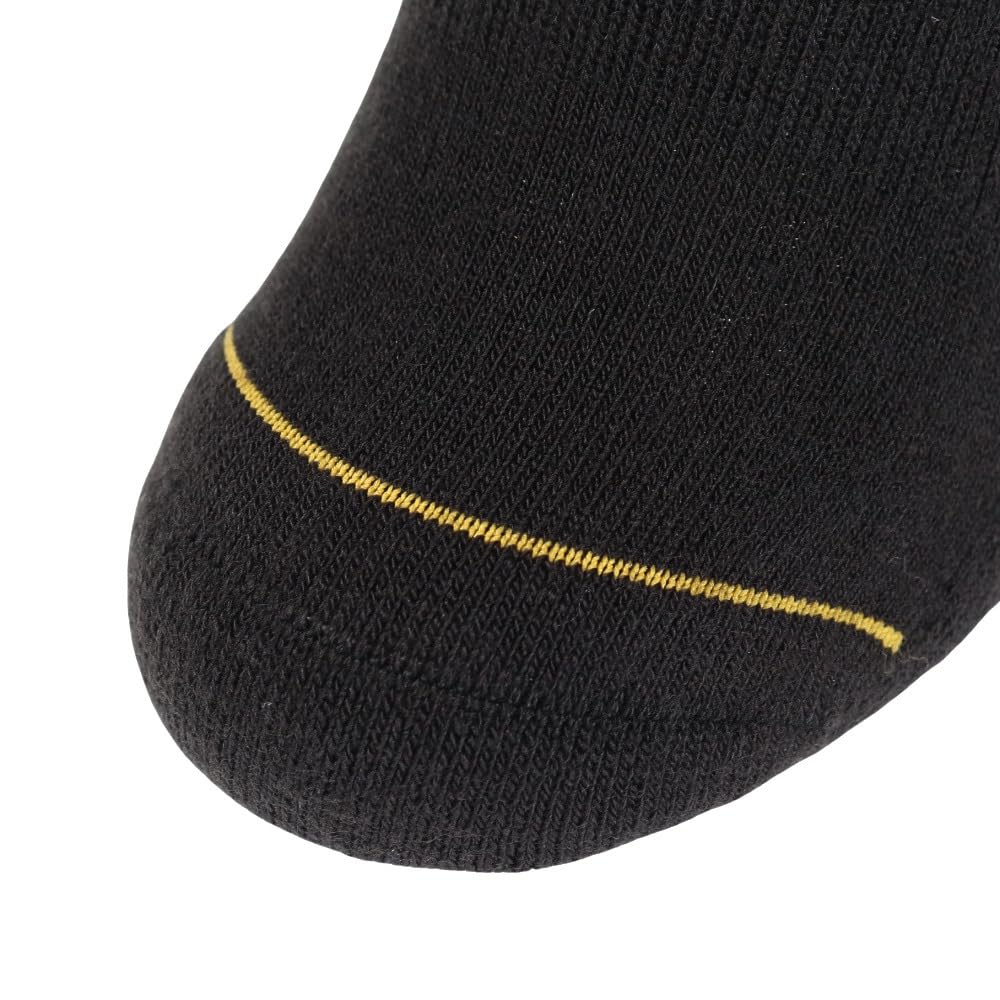 DESCENTE Junior Odor Far Silver Ion Socks for Juniors and DWDWJB61 BLK Socks, Antibacterial, Resistant, Warm, Infrared, (Ag+) Kids,