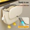 Wall-Mounted Kitchen Waste Bin with Lid - No-Drill, Over-Cabinet Trash Can 