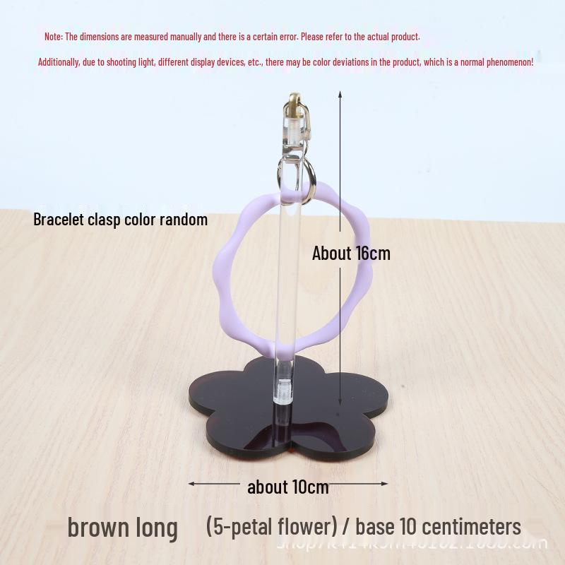 Portable Wooden Yarn Holder for DIY Knitting