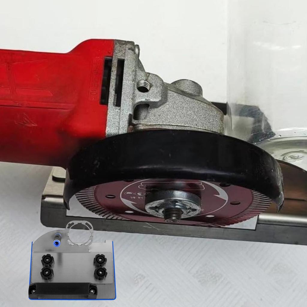 The New 100 Type Angle Grinder Ceramic Tile Chamfering Frame For Tile 45 Chamfer Cutting With Water Pipe Dust Removal Interface