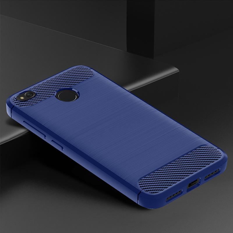 

Чохол для Redmi 4X М’яка силіконова захисна задня кришка для xiaomi redmi 4x М’які чохли з вуглецевого волокна для телефонів Coque Fundas Redmi 4X синій