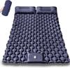 Outdoor Camping Doppelte aufblasbare Matratze Extra breite Schlafunterlage Ultraleichtes Klappbett Isomatte Auto Reise Matte