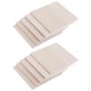 10pcs Blank Solid Basswood Wood Sheets DIY Boat Table Diorama Fairy Garden Miniatures Model Making