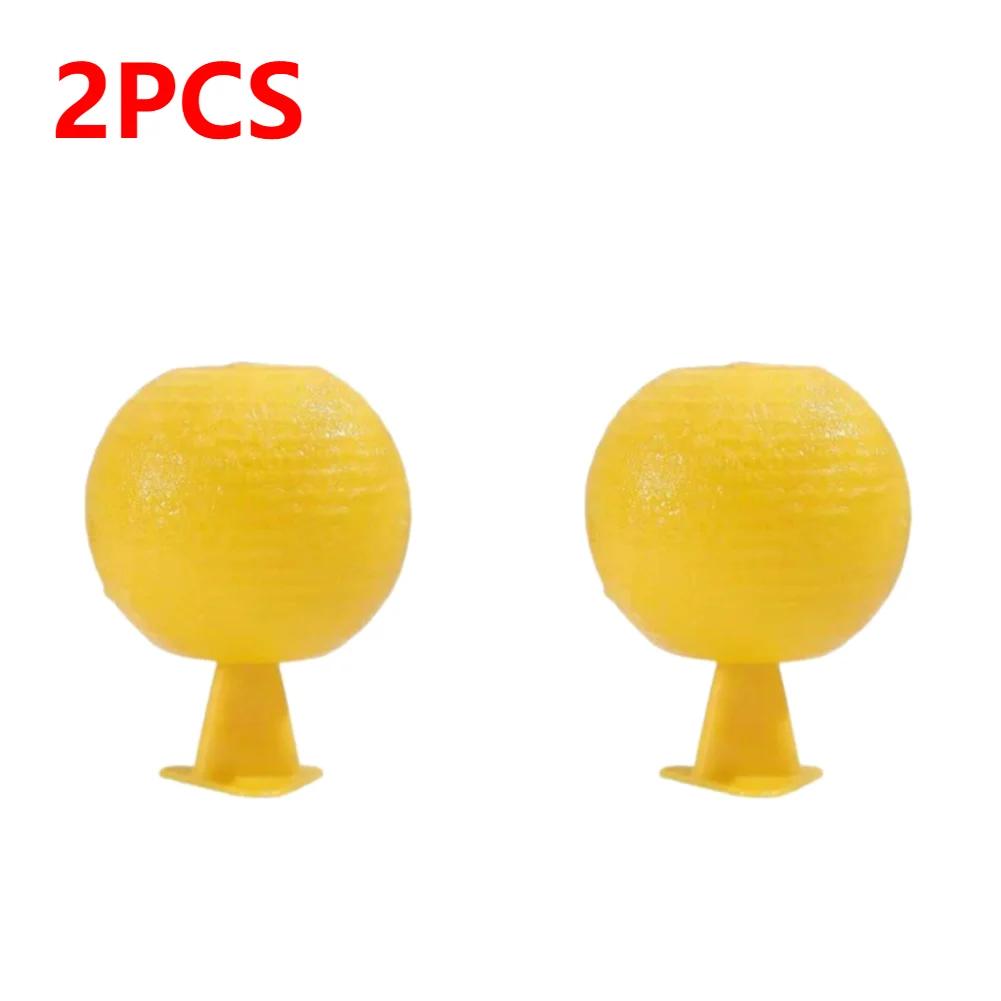 5 Pezzi Trappole per Moscerini della Frutta Palla Cattura Moscerini della Frutta Appiccicosa Palla Colla Gialla Pannello Appiccicoso Flessibile per Moscerini della Frutta Mosconi Zanzare Disinfestante