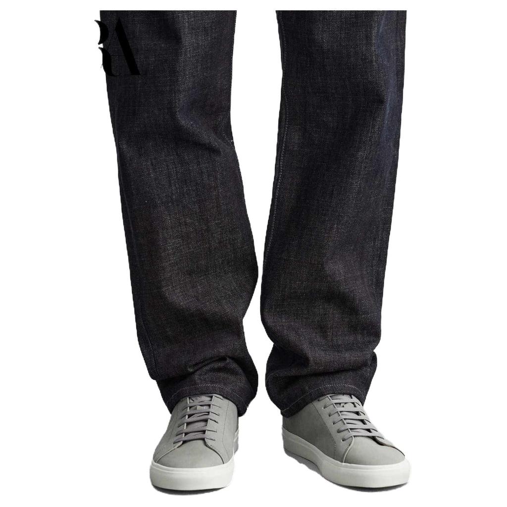 Zara Pu Simple Versatile Low-Top Sneakers Men Sneakers Gray 12200520-38