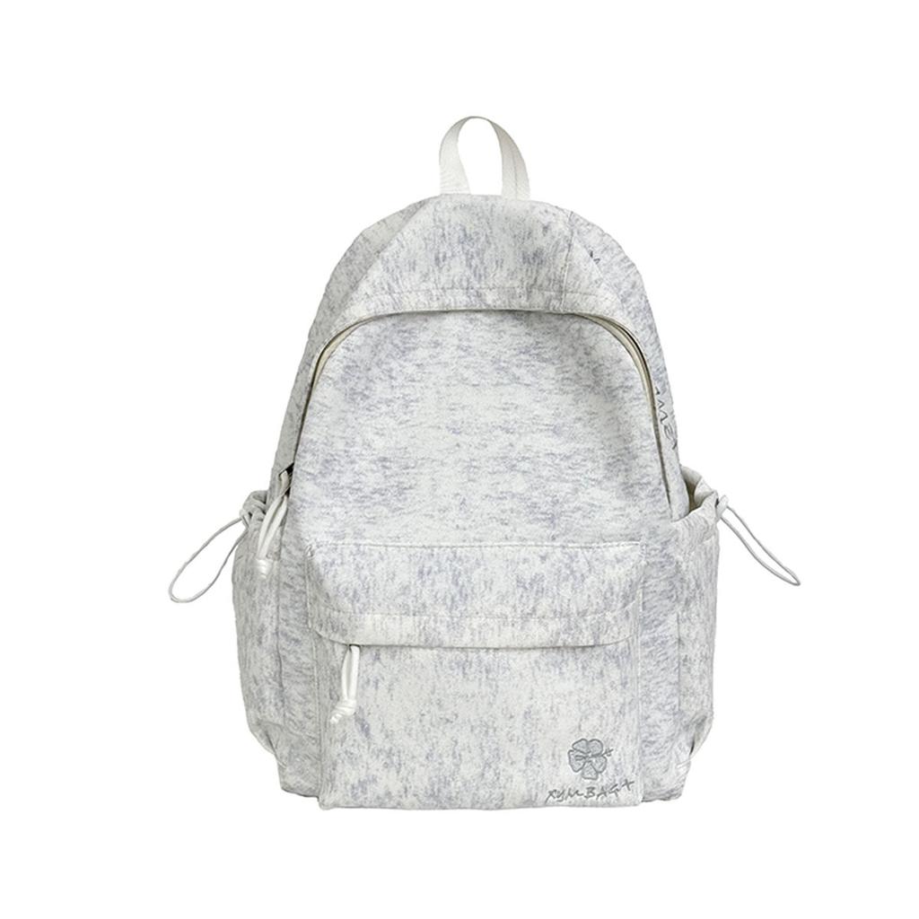 Schoolbag Korean Version of Simple Ins Embroidery Large Capacity Versatile Backpack Lightweight Student High Value Middle School Student Design School