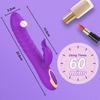 Rabbit Vibrator For Women Dildo Female Vagina Masturbaror Clitoris Stimulator G-spot 10 Speeds Dual Motors Massager Adult Goods