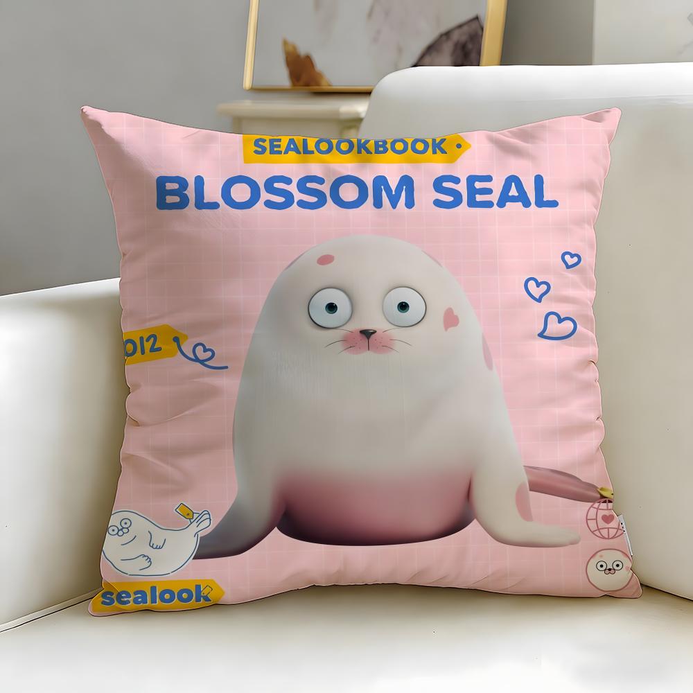 Beliebte Marke SEALOOK Kissenbezug Weich Leicht zu waschen Kissenhülle Vielseitig für Sofa Bett Reisen und Büro
