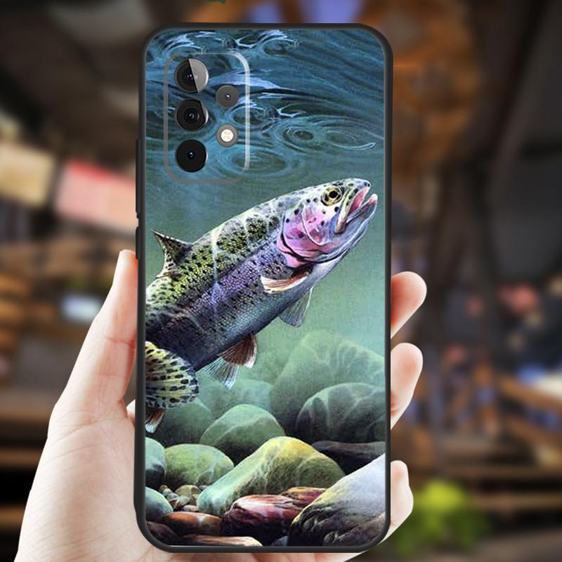 

Trout Fish Fishing Case For Samsung Galaxy A26 A54 A14 A36 A16 A33 A56 A15 A55 A53 A35 A22 A32 A52 A34 A05 A06 Samsung A53 5G