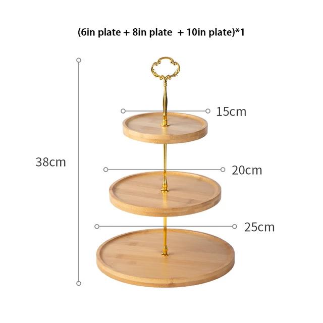 Japanese Bamboo Fruit Plates Set Snack Dishes Cake Stand Bread Dessert Plate Candy Dish Pastry Tray Wood Tableware Decoration
