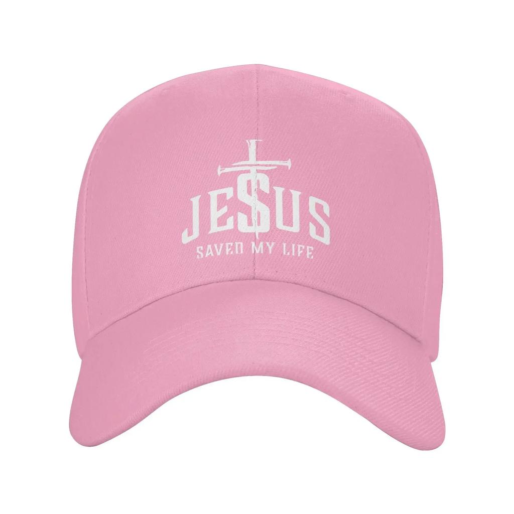 All Season Jesus Saved My Life Baseball Caps Outfit For Unisex New  Trucker Cap Adjustable