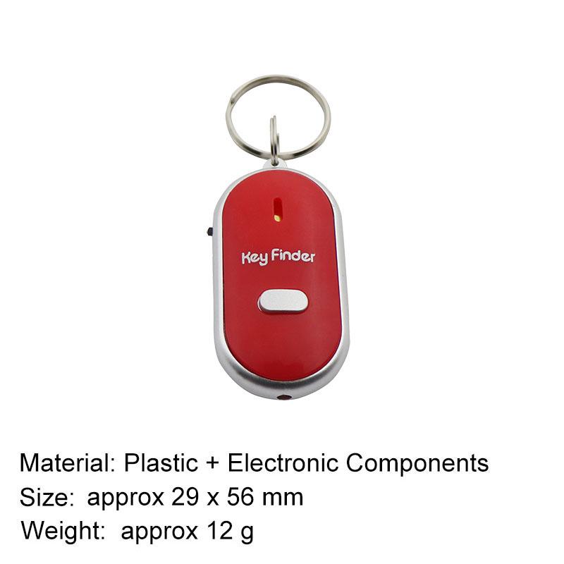 Anti-lost Whistle Keychain Key Finder Flashing Remote Key Bag Wallet Locators Child Alarm Reminder Phone Find Anti-theft Tracker