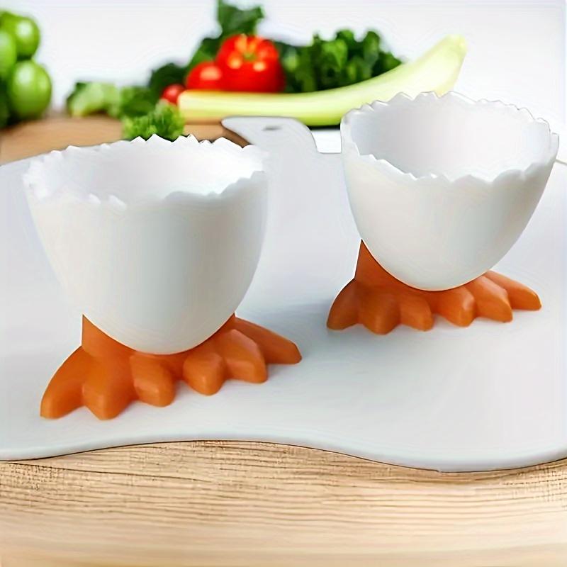 1pcs Cartoon Egg Holder Set Creative Eggshell-Shaped Cups with Serving TrayPlastic for Kitchen Storage Fun Breakfast Display 1140₽