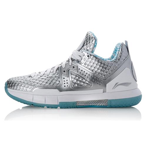 

new LiNing WOW 5 Way Of Wade 5 Low Top Basketball Shoes Men s Silver White 41