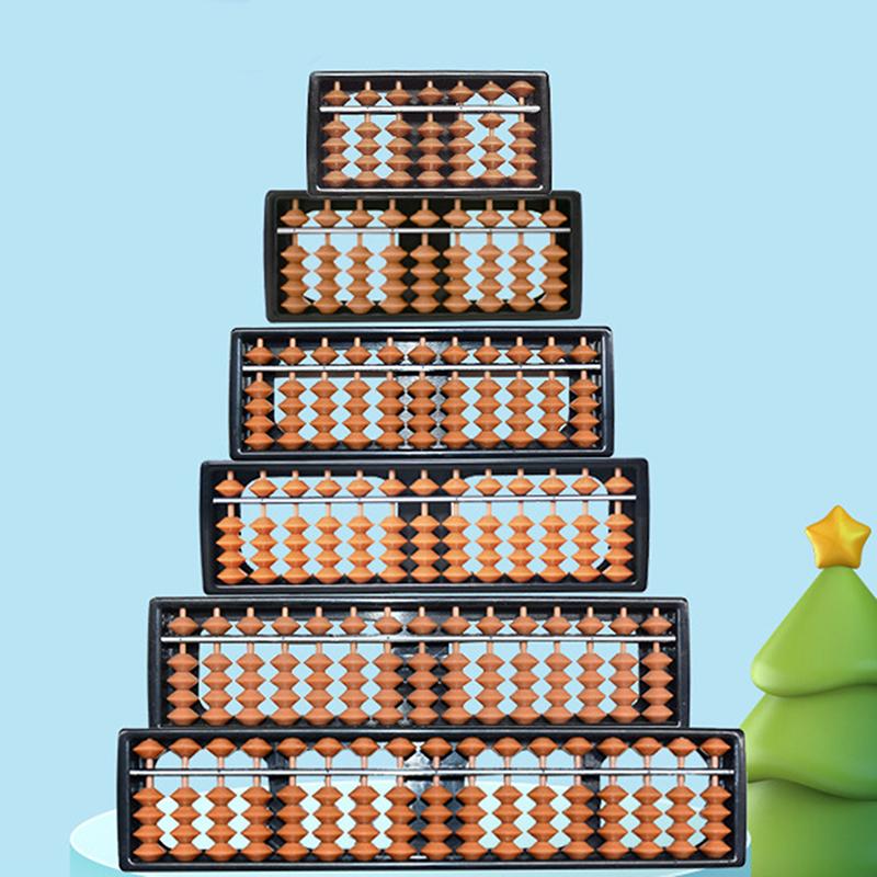 7/11/13/15/17 Digit Rods Standard Abacus Children'S Abacus Soroban Calculator Counting Tool Mathematics Beginners Caculating Toy