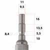 Rosfix Lanca Kątowa 90° Mini – Dysza Płaska Wymienna | Gwint M18x1,5 | Kompatybilna z Kranzle 1050 P TS TST XA15 XA17