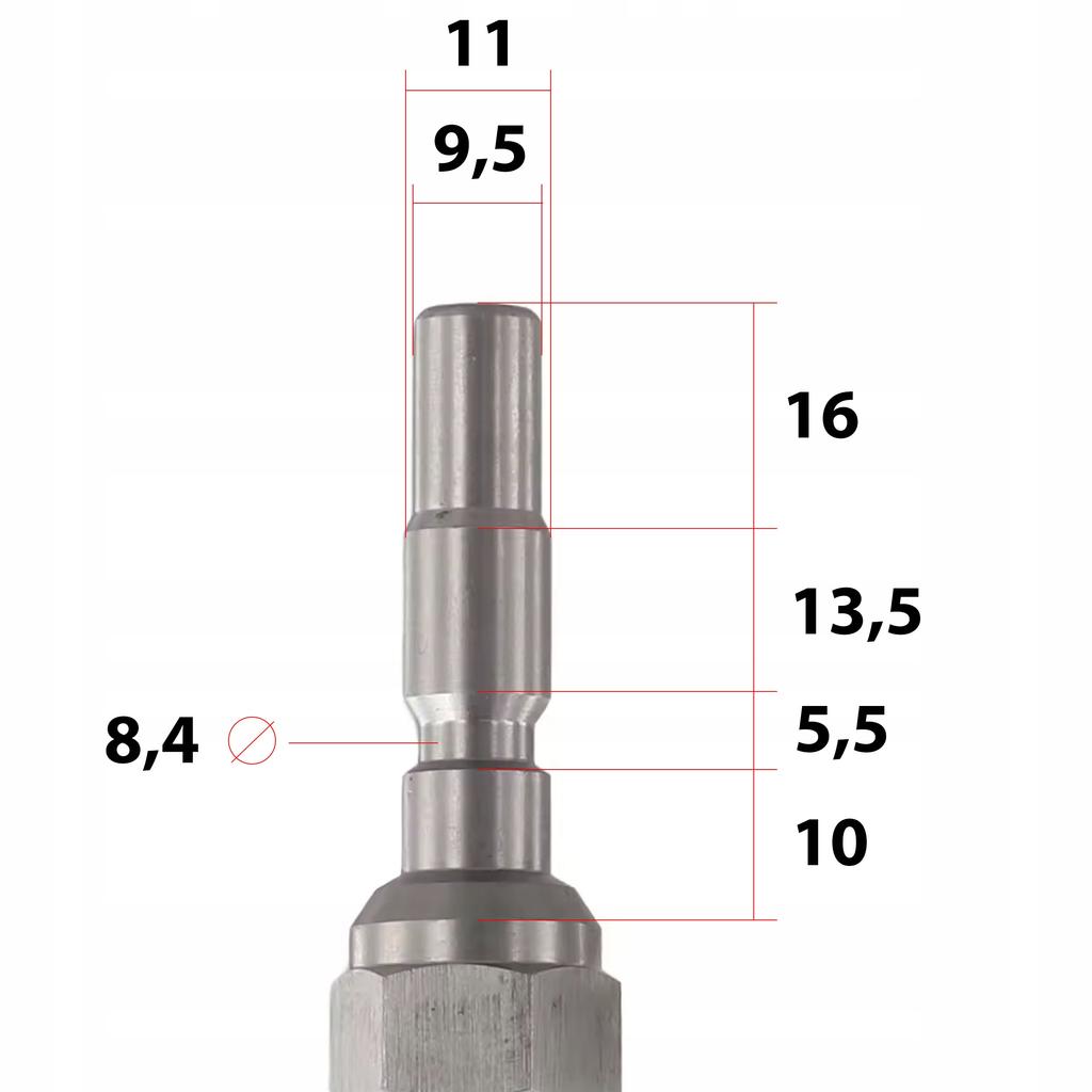 Rosfix Lanca Kątowa 90° Mini – Dysza Płaska Wymienna | Gwint M18x1,5 | Kompatybilna z Kranzle 1050 P TS TST XA15 XA17