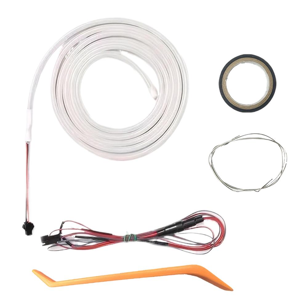 

LED Car Trunk Light Strip Self Adhesive Dynamic Flowing Light Strip Auto Sensor Tail Light Strip for Sedan SUV Hatchback Pickup 2M White